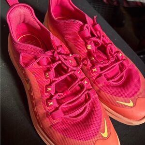 Nike Women's Pink and Orange Sneakers